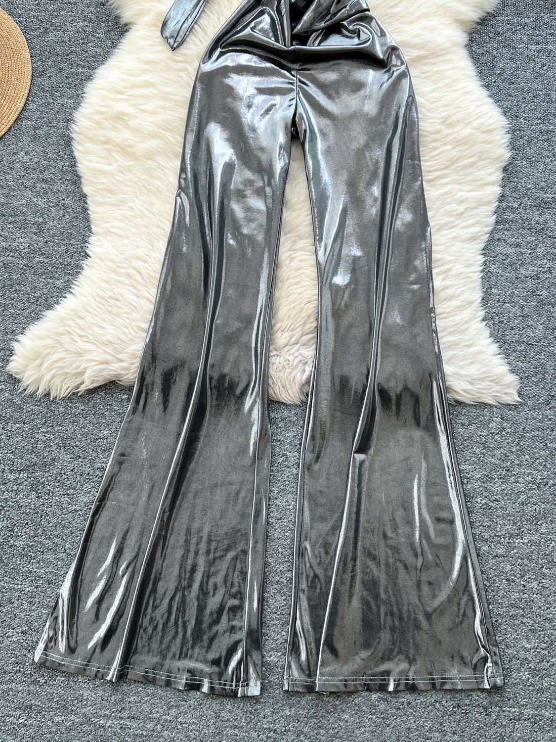 Formal best metallic jumpsuit FJS122 images